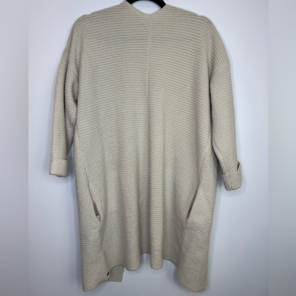 Monk & Lou Cozy Cream wool blend Open-Front Sweater size medium - Picture 10 of 10